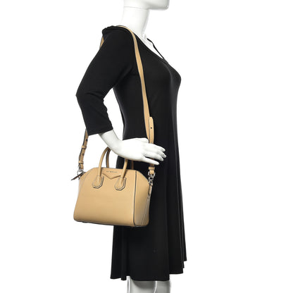 Givenchy Sugar Goatskin Mini Antigona Beige Camel 2 of 10