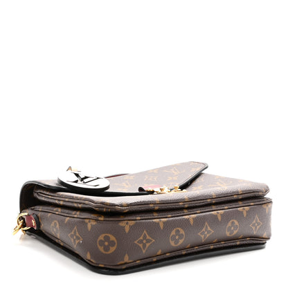 Louis Vuitton Monogram Braided Pochette Metis Safran 4 of 9