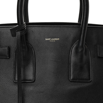 Saint Laurent Calfskin Small Sac De Jour Black 9 of 16