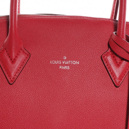 Louis Vuitton Veau Cachemire Soft Lockit MM Framboise 3 of 8
