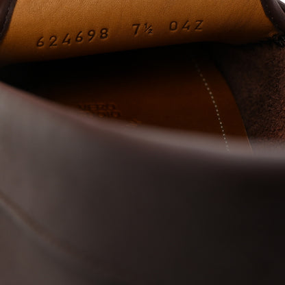 Gucci Soft Clove Calfskin Web Mens Horsebit Driver Loafers 7.5 Cocoa 9 of 10