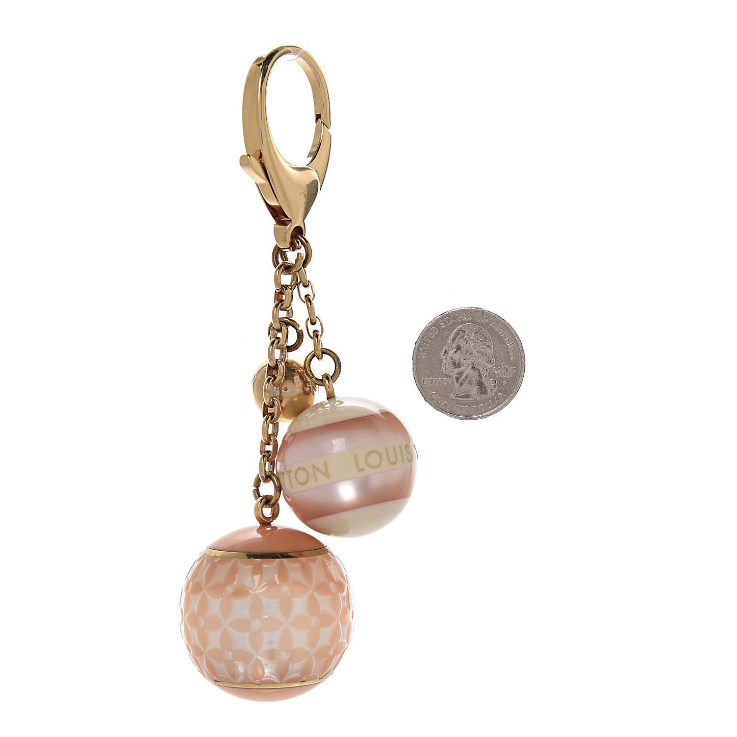 Mini Lin Bag Charm Pink