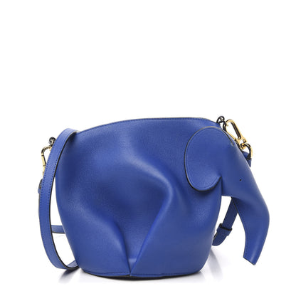 Loewe Calfskin Mini Elephant Crossbody Bag Electric Blue 1 of 8