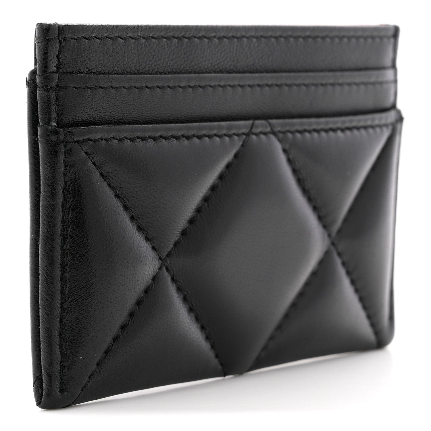極 美品 箱 袋付 カード シール有 19番台 CHANEL シャネル マトラッセ パンチングレザー 本革 セミ ショルダーバッグ ブラック 44708 CHANEL（シャネル） 【超美品】シャネル デカマトラッセ 30 チェーン