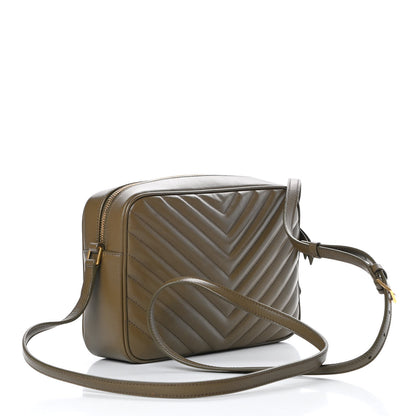 Saint Laurent Calfskin Matelasse Monogram Lou Camera Bag Seaweed 3 of 10