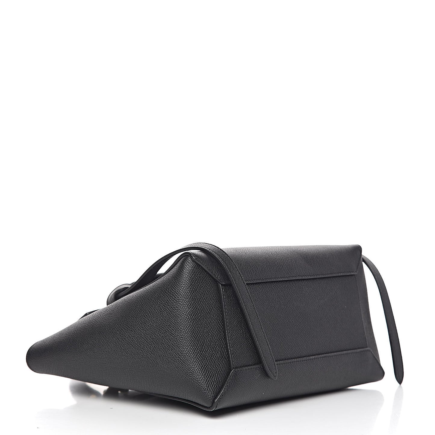 Grained Calfskin Micro Belt Bag Black