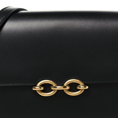 Saint Laurent Smooth Calfskin Le Maillon Satchel Black 9 of 11