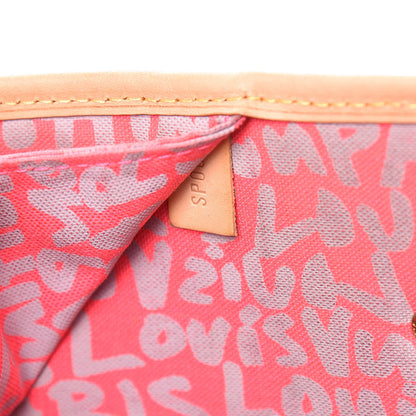 Louis Vuitton Monogram Graffiti Neverfull GM Fuchsia 7 of 17