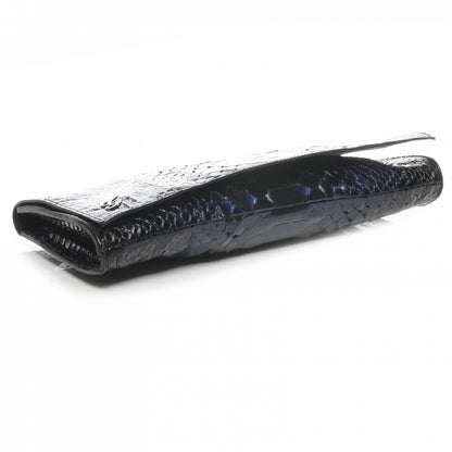 Gucci Python Journal Clutch Blue 6 of 7