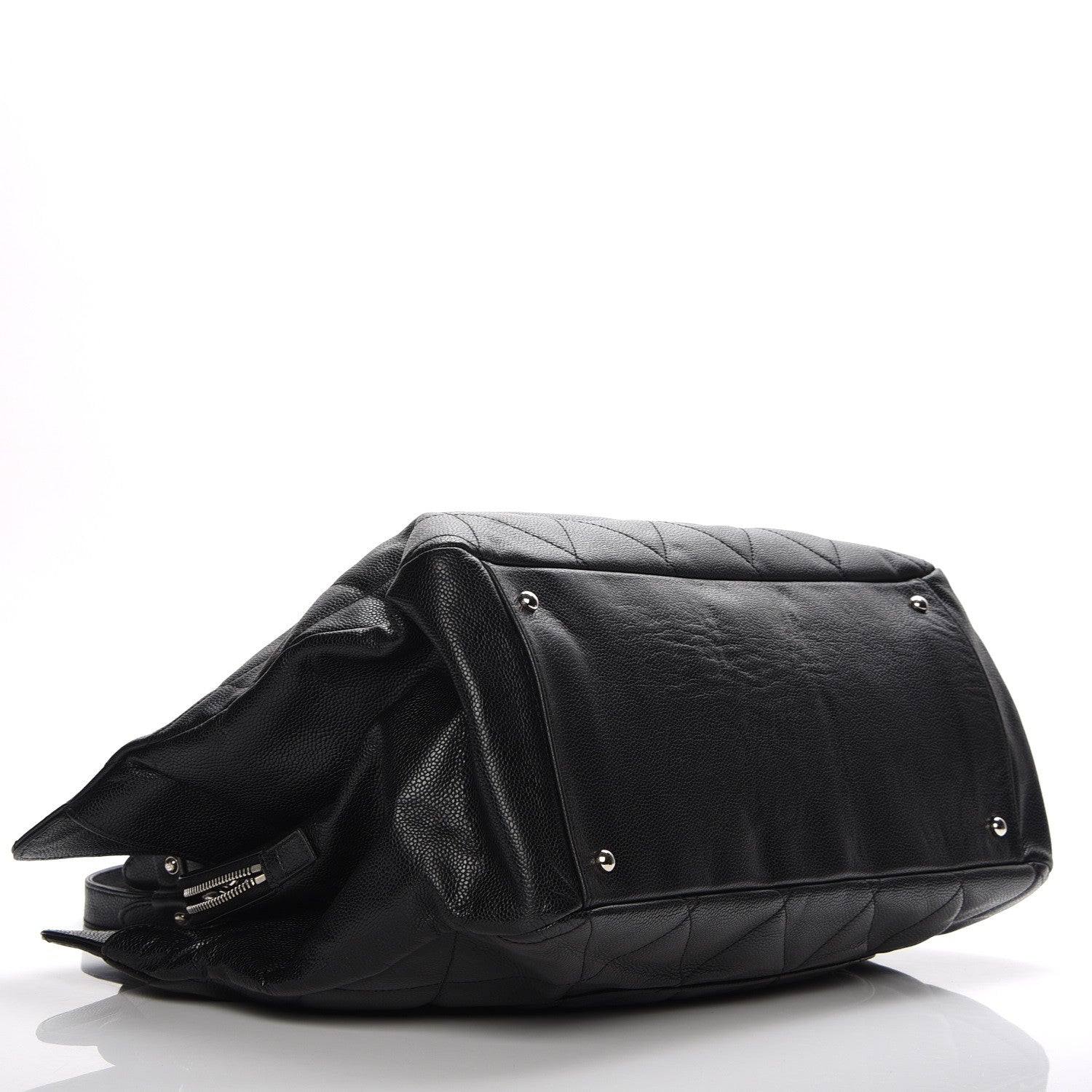 Chanel Soft Caviar Quilted Large Timeless Tote Black 4 of 13