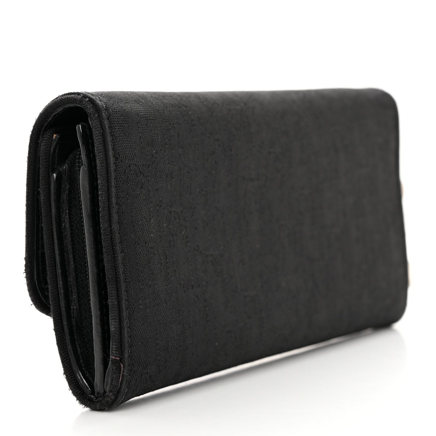 Monogram Chain Flap Black