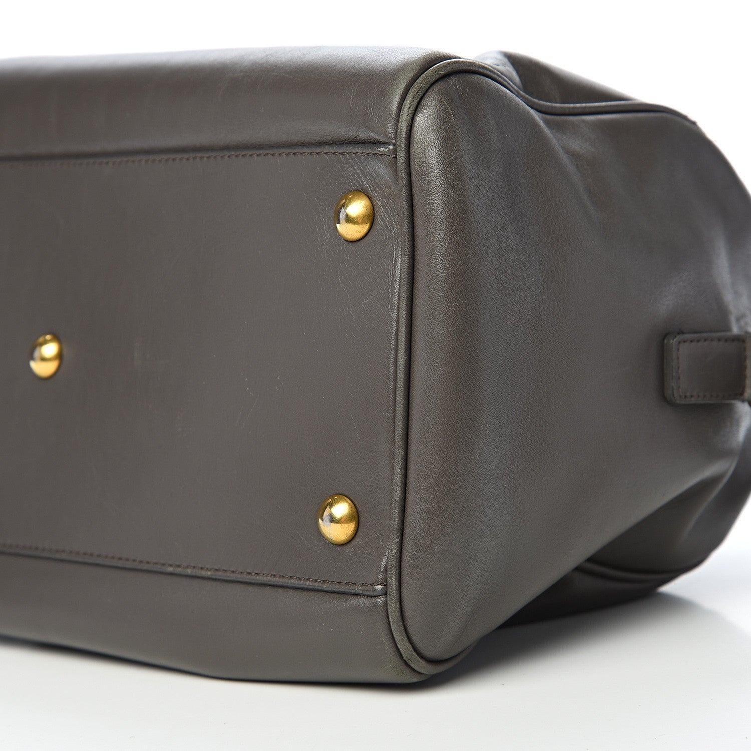 Saint Laurent Calfskin Classic Duffle 6 Earth 11 of 13