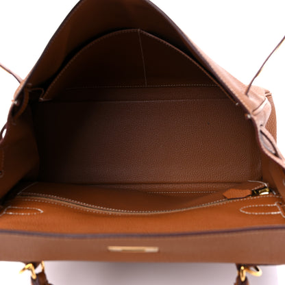 Hermes Togo Kelly Retourne 32 Gold 5 of 16