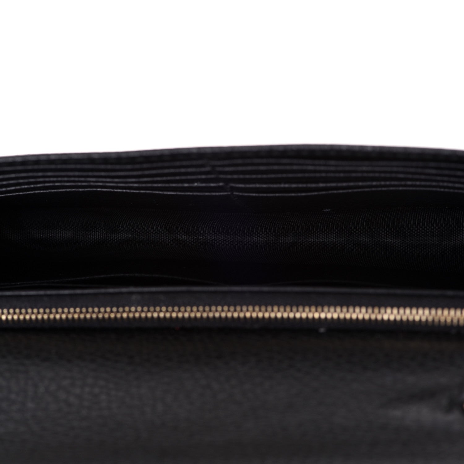 Gucci Dollar Calfskin Interlocking G Chain Wallet Black 5 of 12