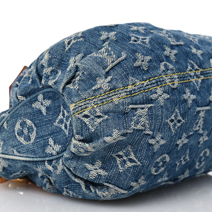 Louis Vuitton Monogram Denim Pleaty Blue 8 of 17
