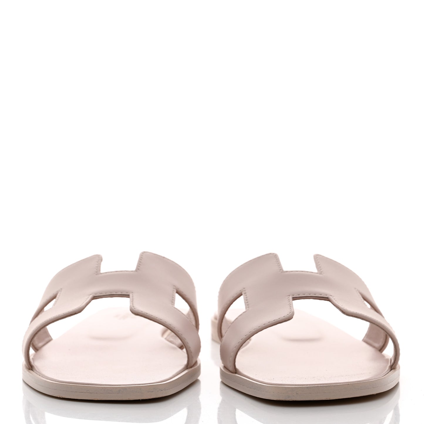 Box Calfskin Oran Sandals 39 Rose Pale