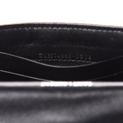 Saint Laurent Lambskin Y Quilted Monogram Small Loulou Envelope Wallet Black 7 of 8