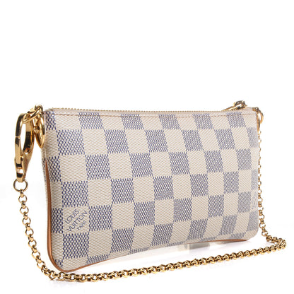 Louis Vuitton Damier Azur Pochette Milla MM 4 of 9