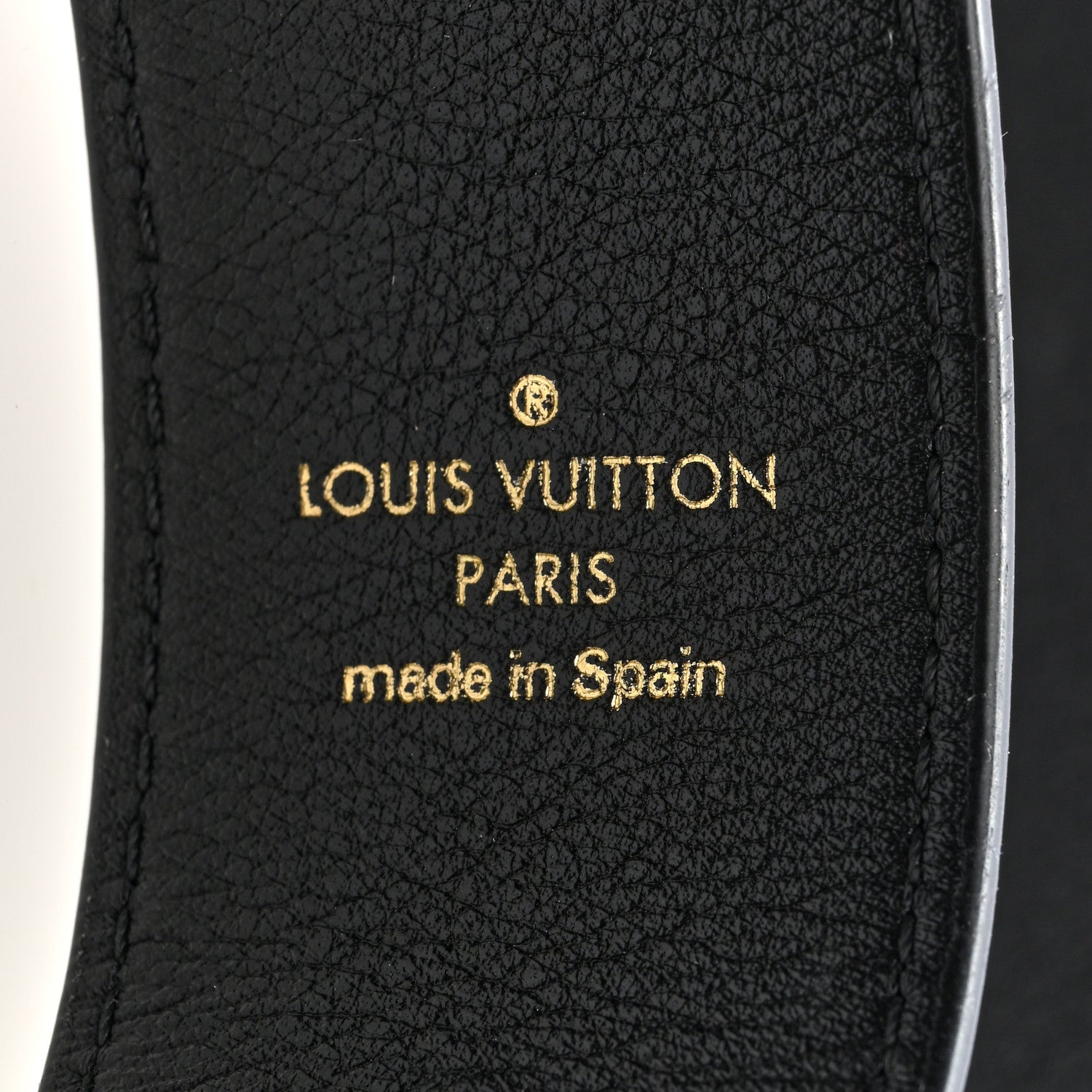 Louis Vuitton Monogram Bandouliere Shoulder Strap Black 3 of 3