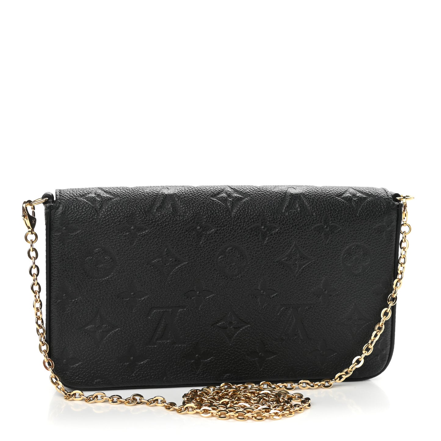 Empreinte Pochette Felicie Chain Wallet Black