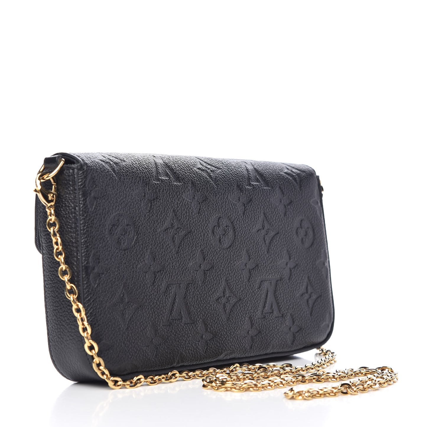 Empreinte Pochette Felicie Chain Wallet Black