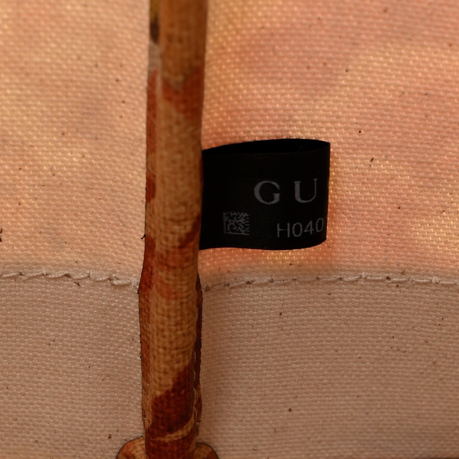 Gucci GG Supreme Monogram Water Flora Web Large Ophidia Tote Beige White Multicolor 8 of 12