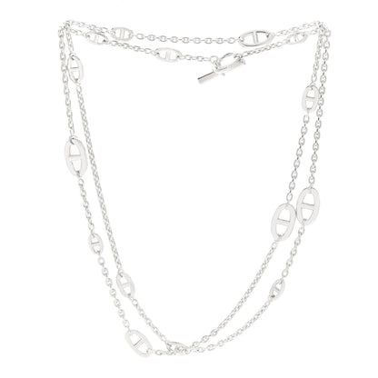 Hermes Sterling Silver Farandole Necklace 120 3 of 6