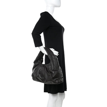 Bottega Veneta Smooth Butter Calfskin Small The Shoulder Pouch Fondente 2 of 10