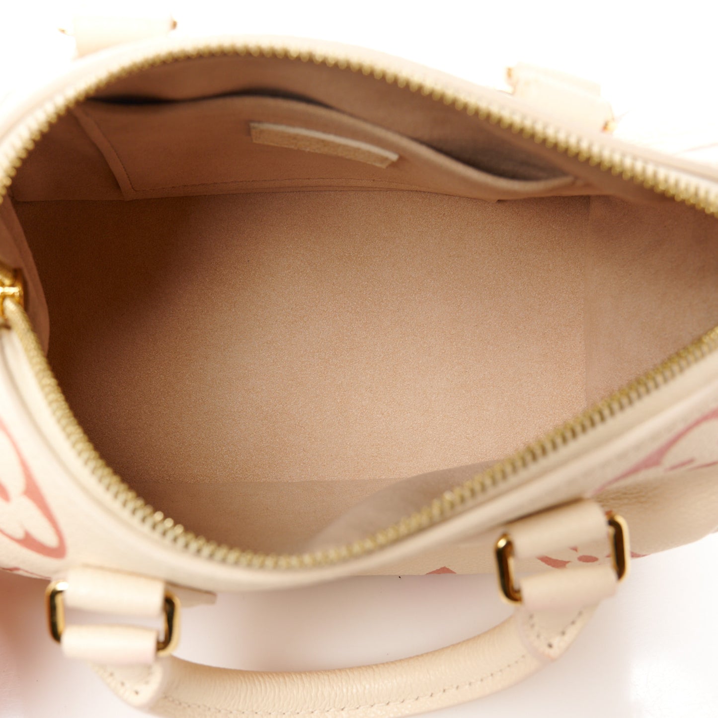 Empreinte Monogram Giant Speedy Bandouliere 20 Creme Rose Trianon