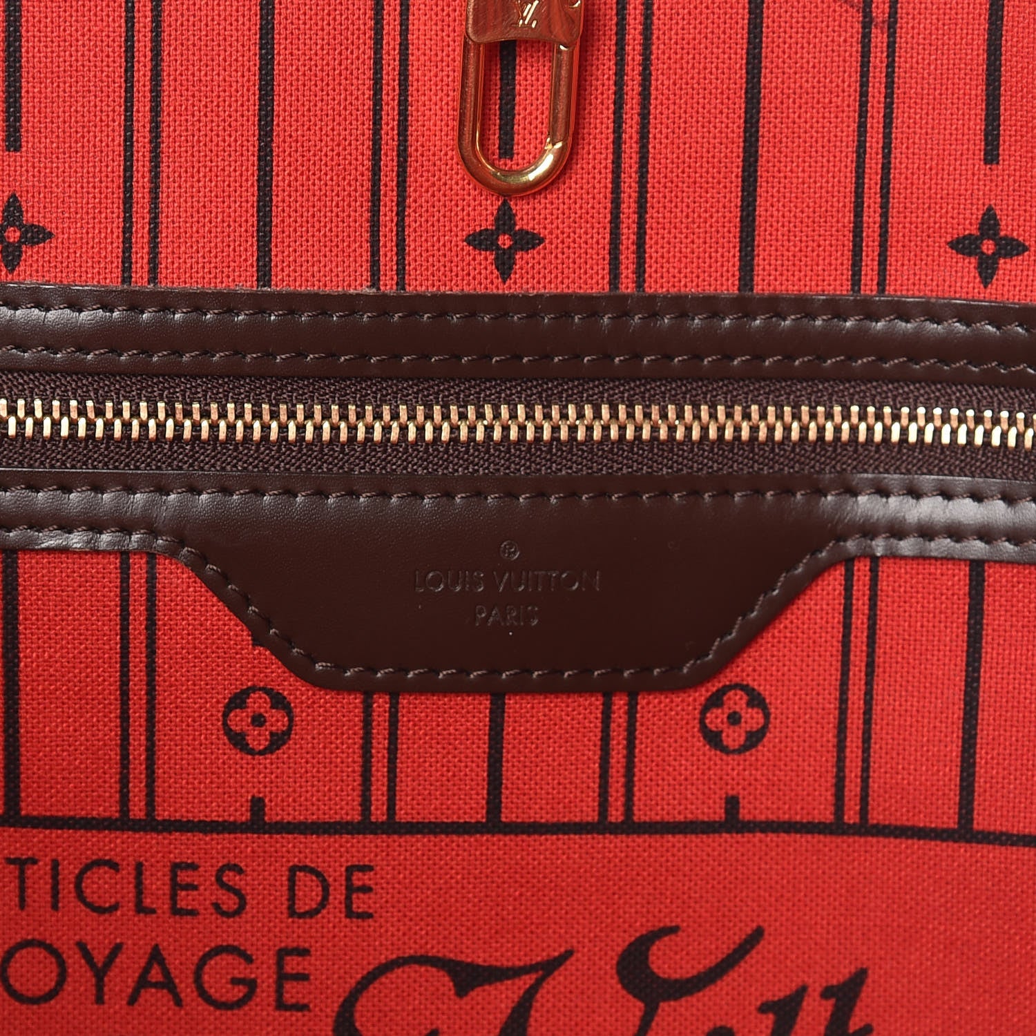 Louis Vuitton Damier Ebene Neverfull GM 7 of 14