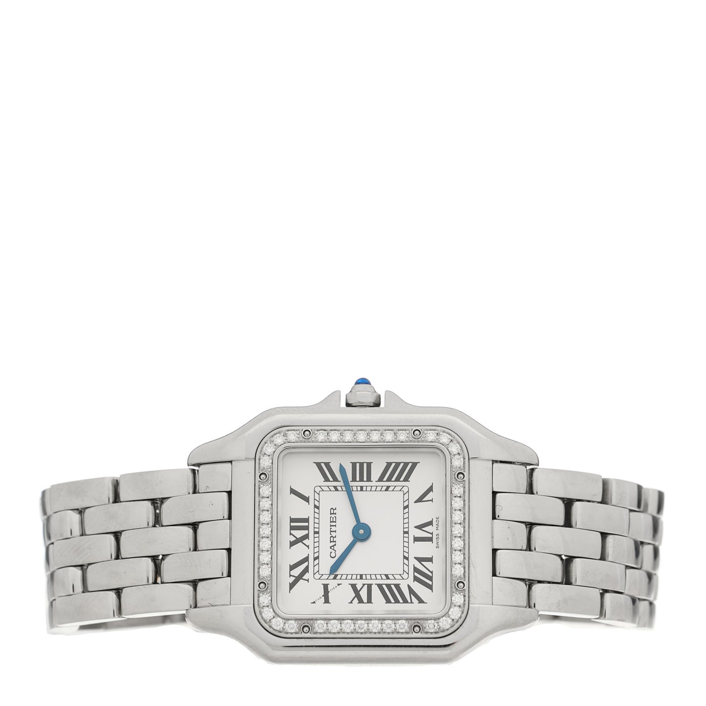 Stainless Steel Diamond 27mm Panthere Quartz Watch