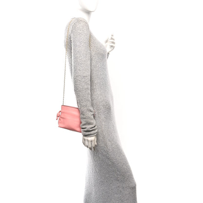 Loewe Calfskin Nano Flamenco Knot Clutch Warm Blossom 3 of 10