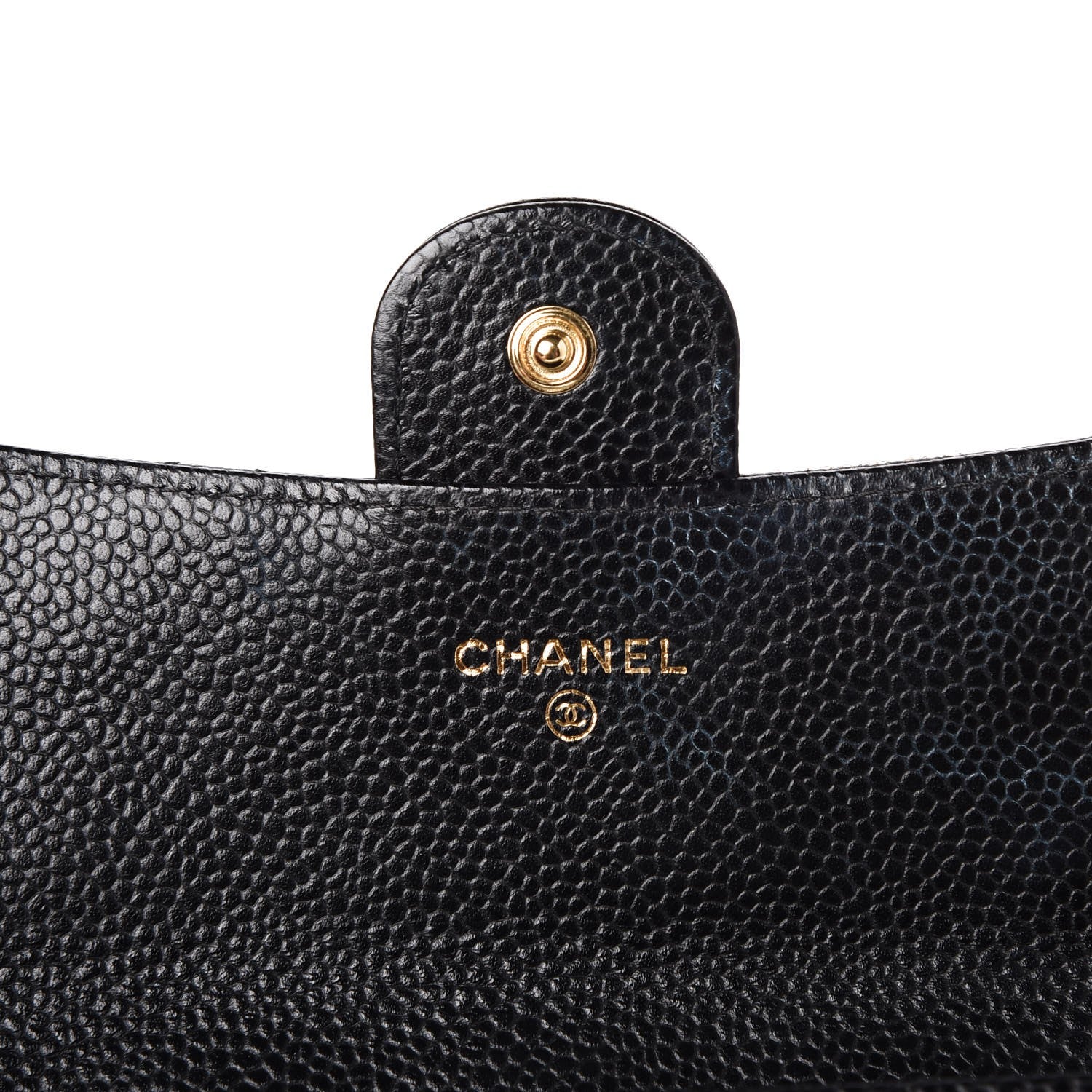 Chanel Caviar Quilted Large Flap Wallet Black 5 of 8