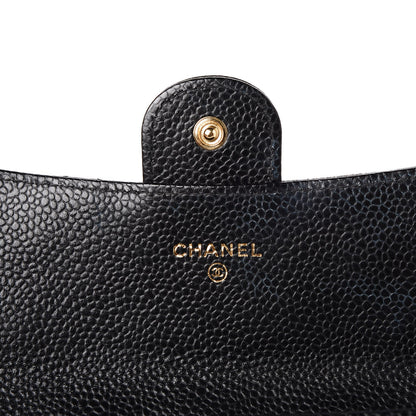 Chanel Caviar Quilted Large Flap Wallet Black 5 of 8