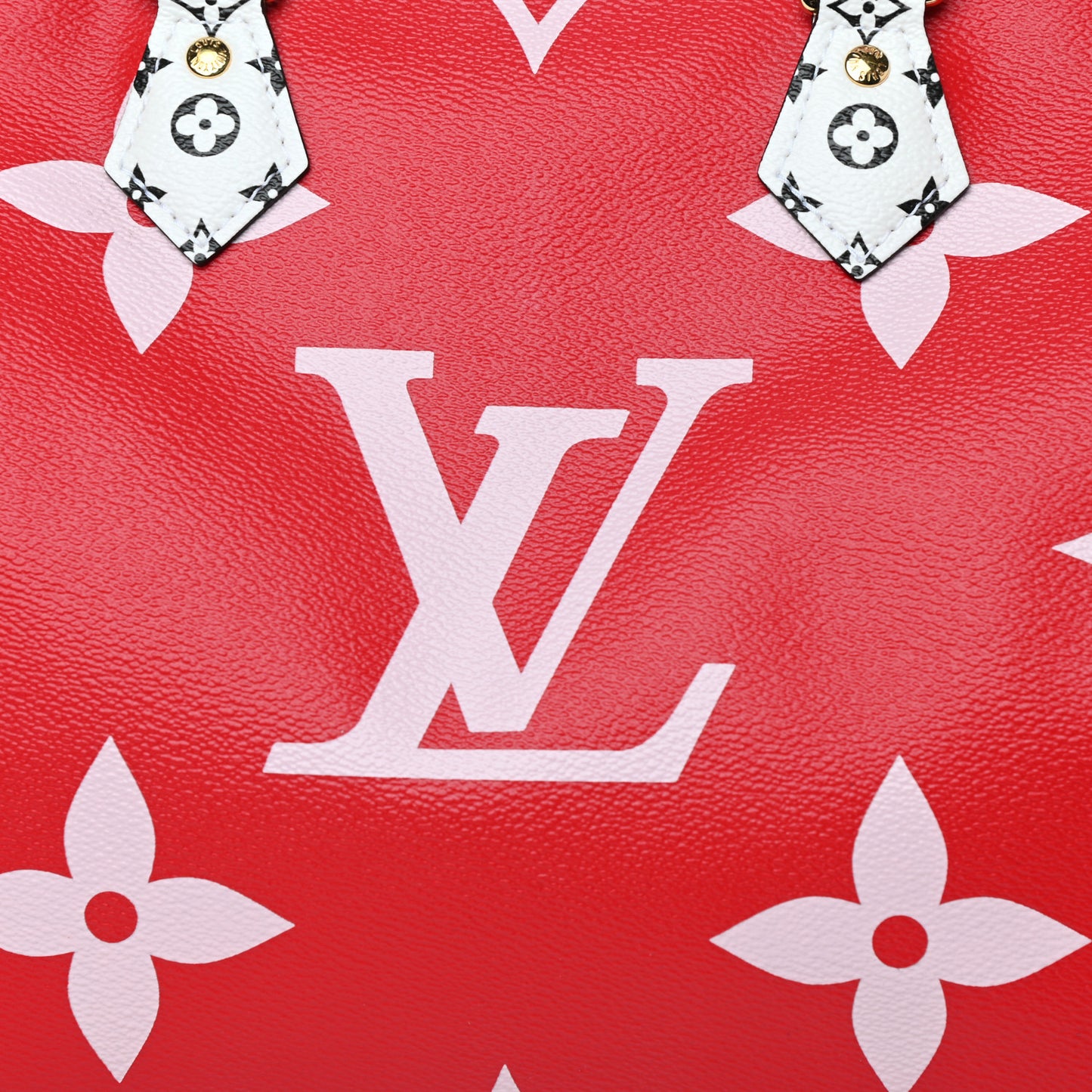 Monogram Giant Speedy Bandouliere 30 Rouge