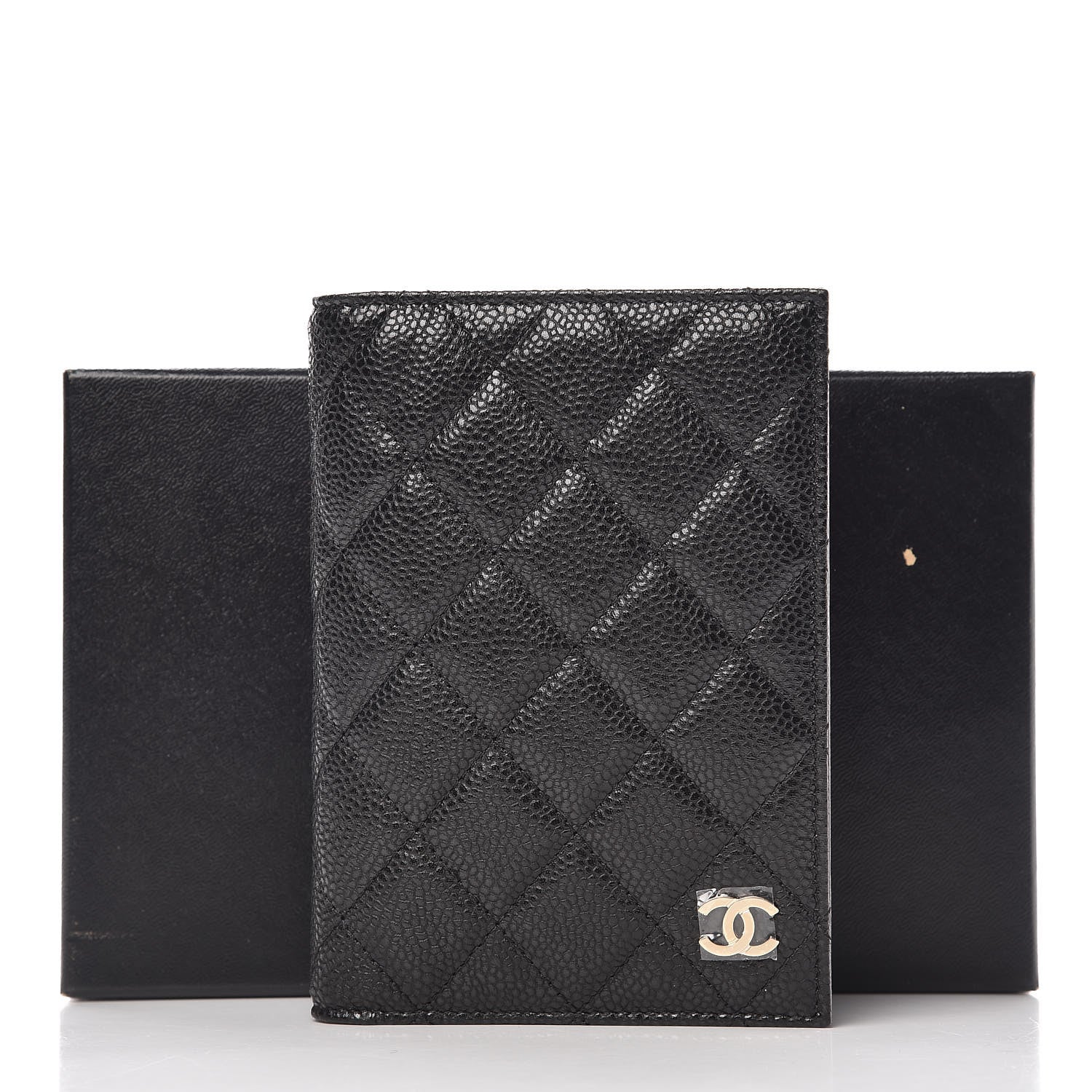 Chanel Caviar Quilted Passport Holder Black 8 of 8