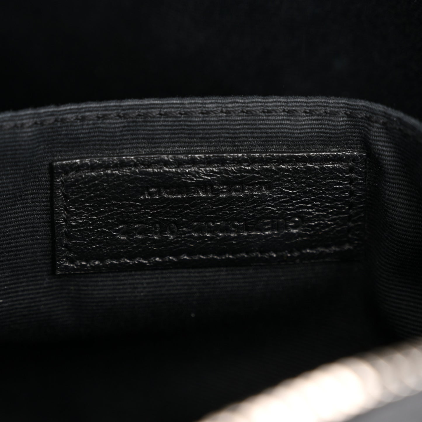 Calfskin Matelasse Monogram Lou Camera Bag Black