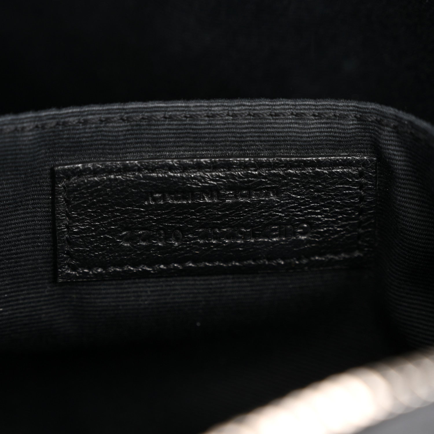 Saint Laurent Calfskin Matelasse Monogram Lou Camera Bag Black 7 of 13