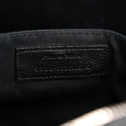 Saint Laurent Calfskin Matelasse Monogram Lou Camera Bag Black 7 of 13