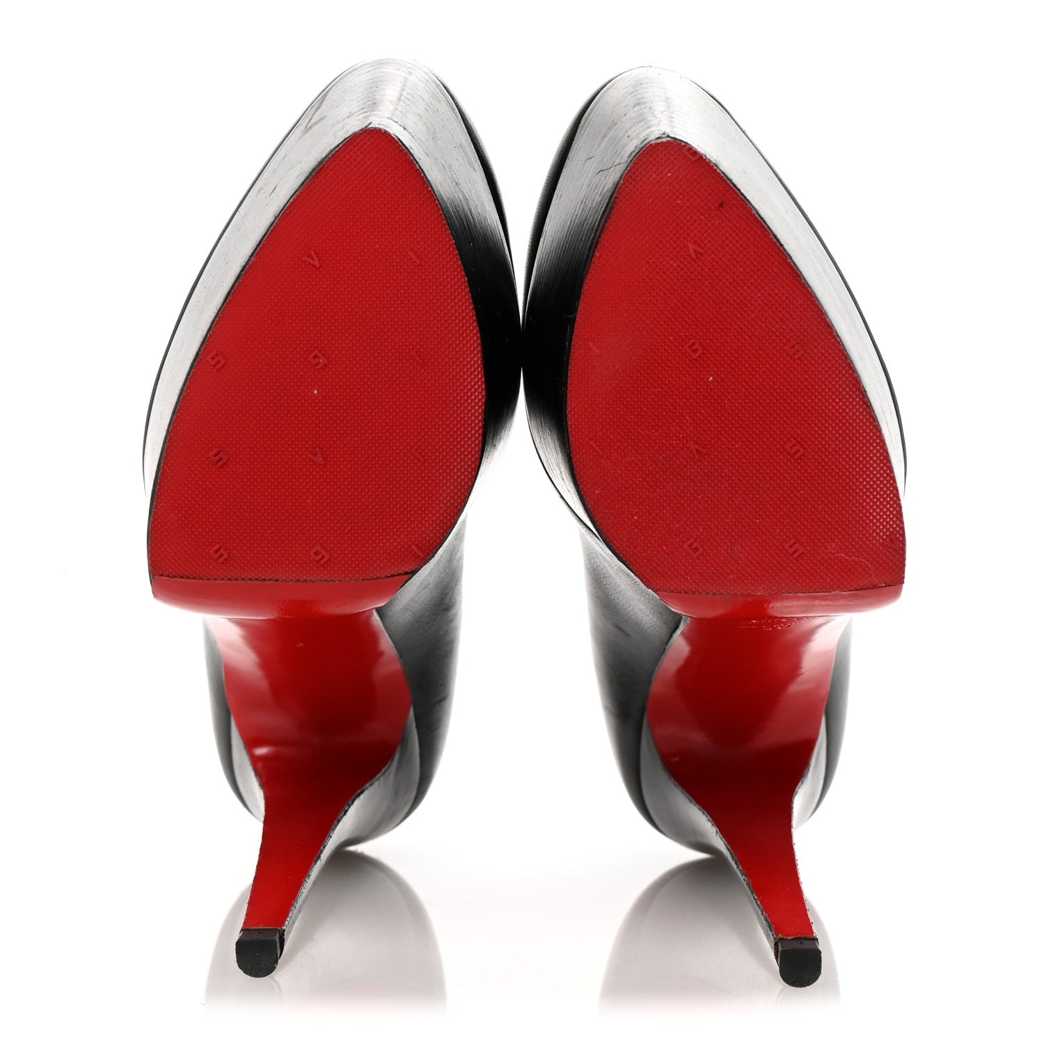 Christian Louboutin Shiny Calfskin Alta Vicky 160 Pumps 40 Black 6 of 8