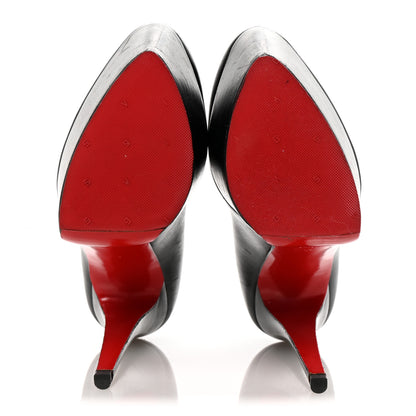 Christian Louboutin Shiny Calfskin Alta Vicky 160 Pumps 40 Black 6 of 8