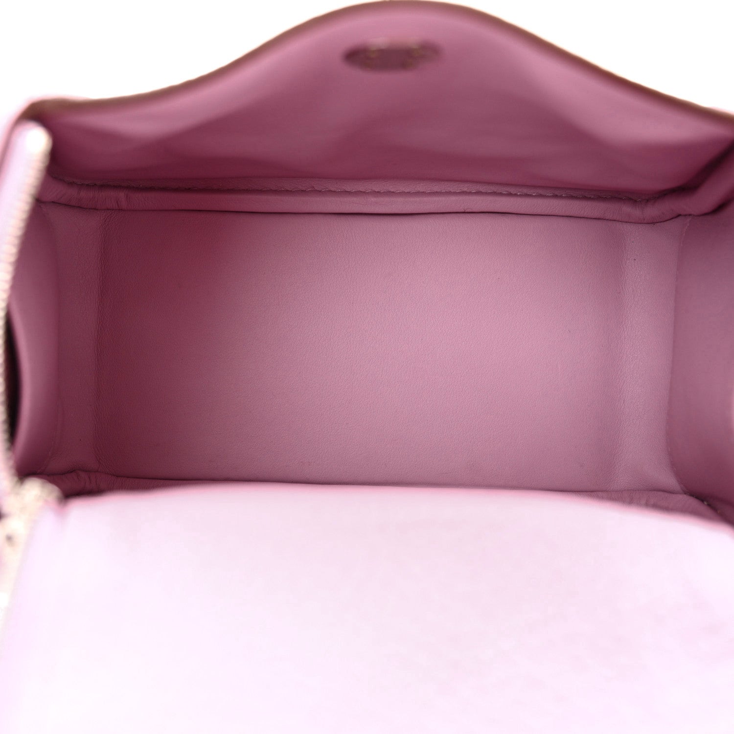 Hermes Taurillon Clemence Mini Lindy 20 Mauve Sylvestre 5 of 10