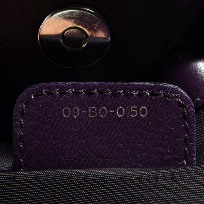 Christian Dior Lambskin Cannage Medium Le Trente Tote Purple 7 of 8