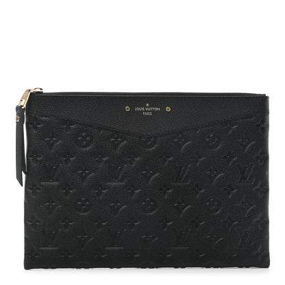Louis Vuitton Empreinte Daily Pouch Black 1 of 8