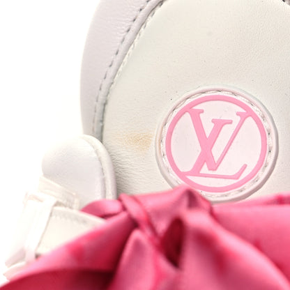 Louis Vuitton Calfskin Technical Nylon LV Archlight Sneakers 37 White Pink 9 of 9