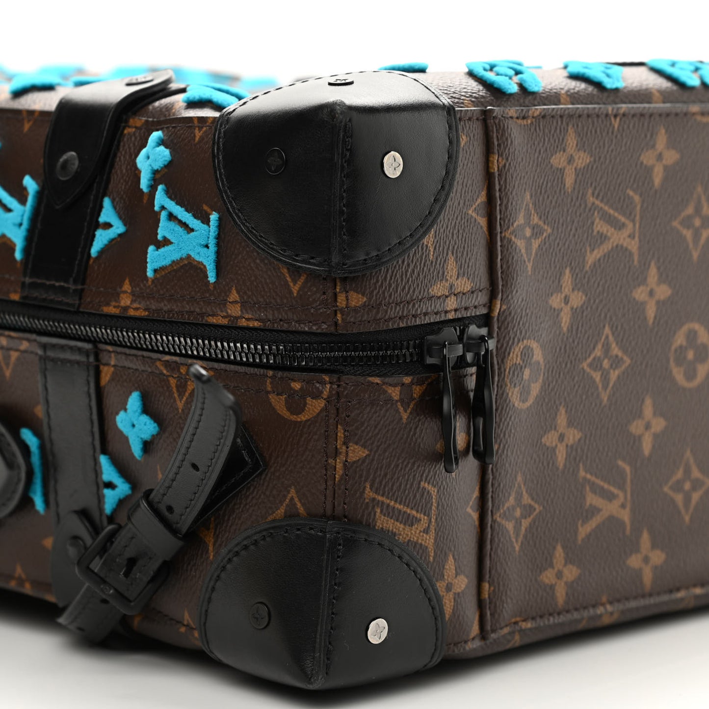 Monogram Tuffetage Soft Trunk Backpack PM Turquoise
