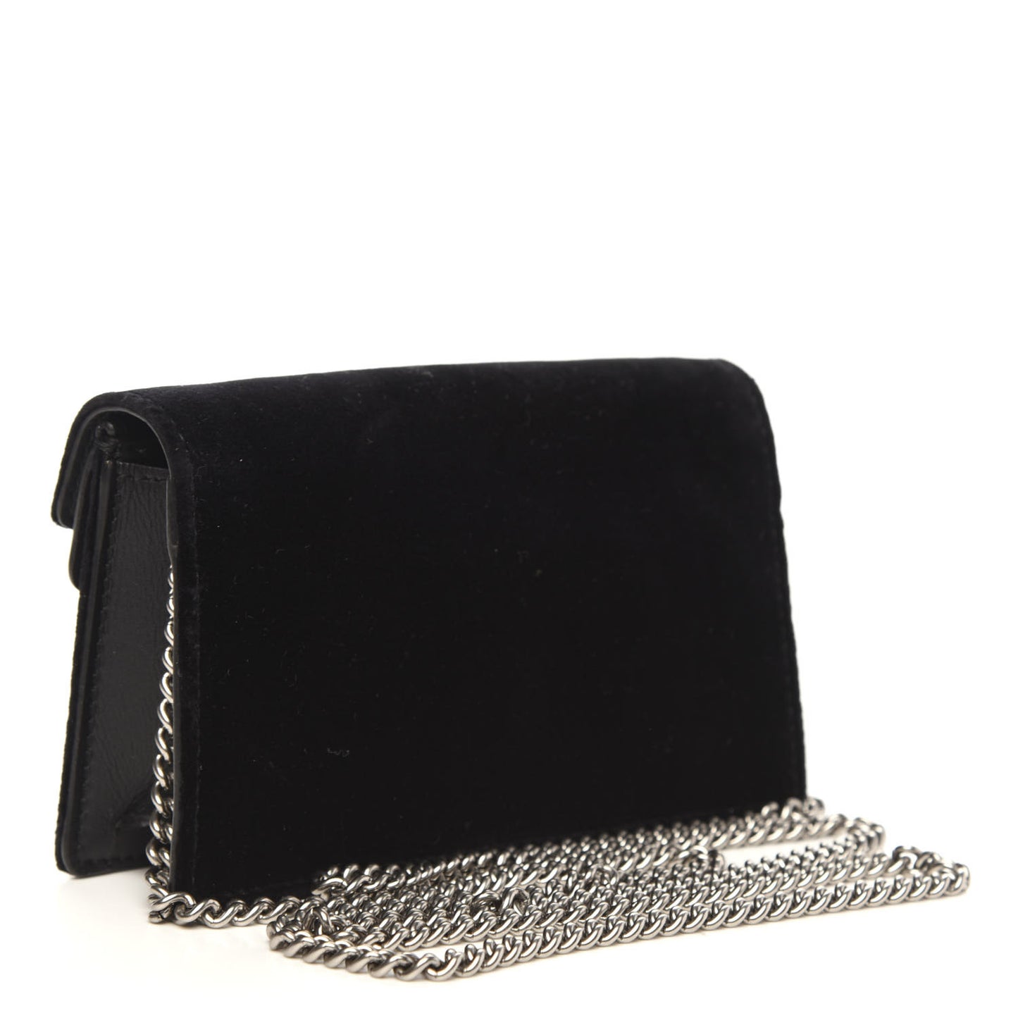 Velvet Super Mini Dionysus Shoulder Bag Black