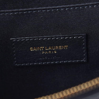 Saint Laurent Grain De Poudre Monogram Belt Bag Black 6 of 9