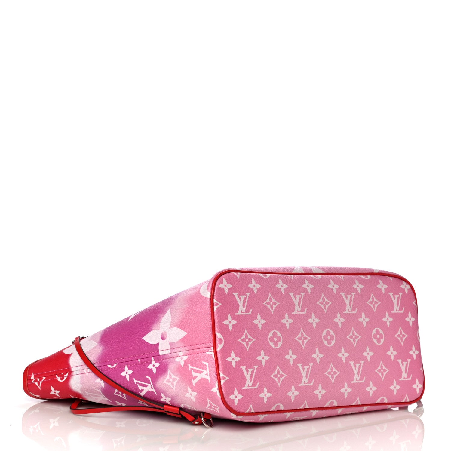 Louis Vuitton Monogram Escale Neverfull MM Rouge 4 of 9