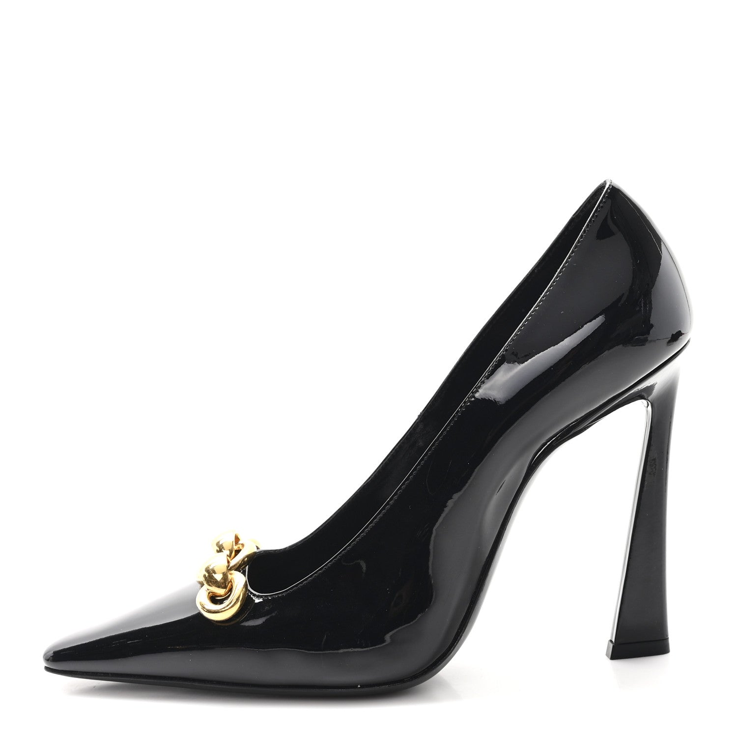 Saint Laurent Patent Silvana 110mm Pumps 37.5 Black 1 of 10